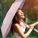 logo windproof compact portable oversized folding umbrella