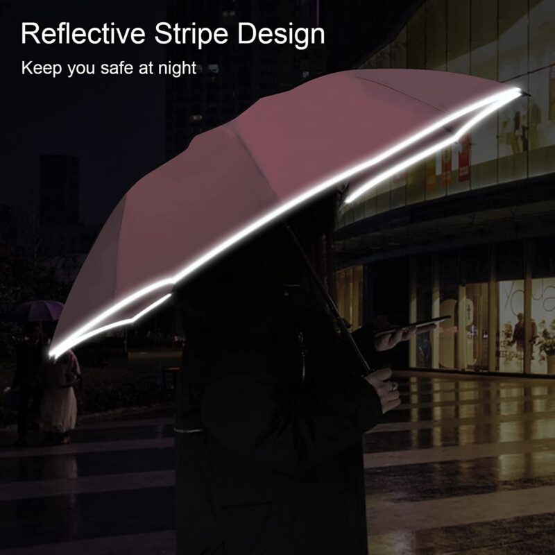 logo windproof compact portable oversized folding umbrella
