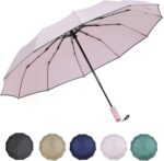logo windproof compact portable oversized folding umbrella