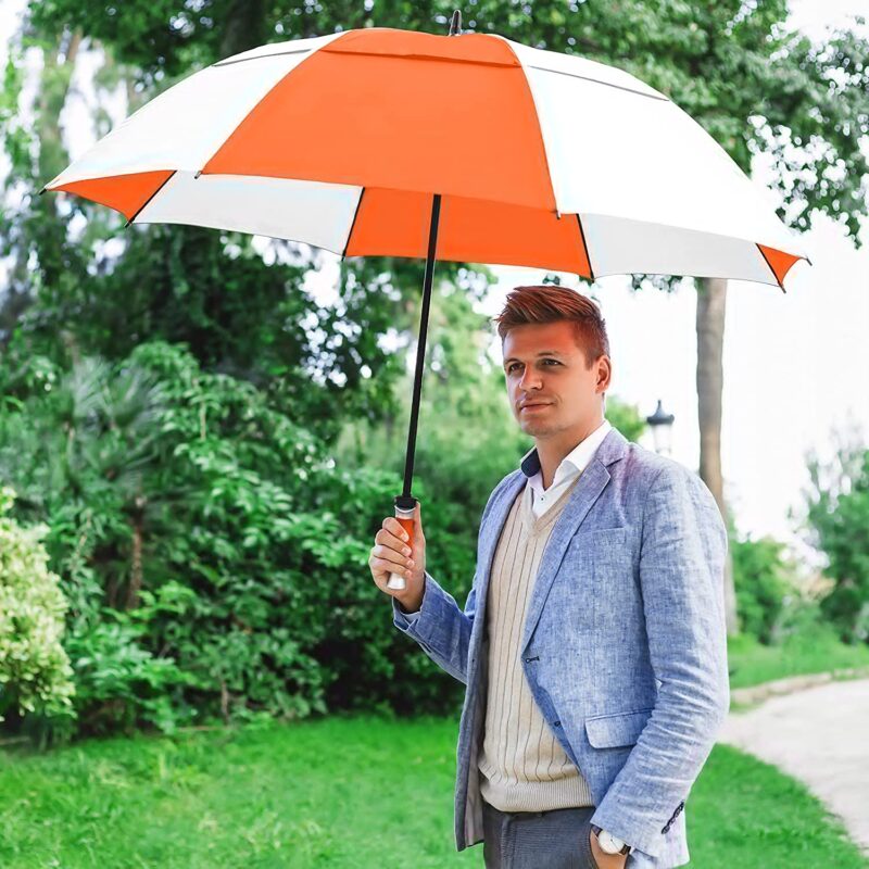pga windproof waterproof golf umbrella