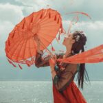 logo windproof waterproof led parasol