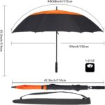 double canopy oversized golf umbrella
