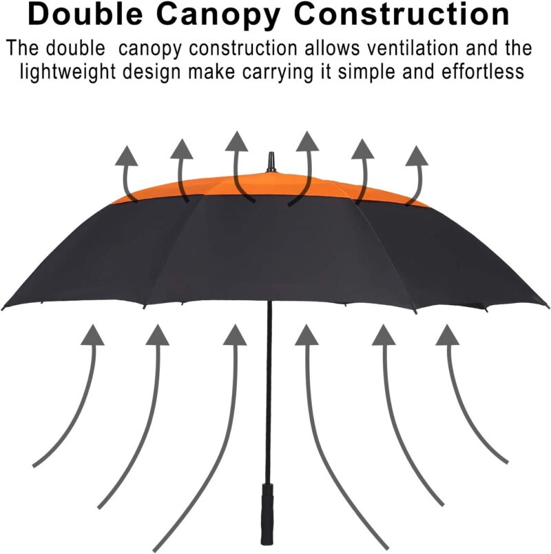 double canopy oversized golf umbrella