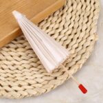 white color paper rainbow parasol