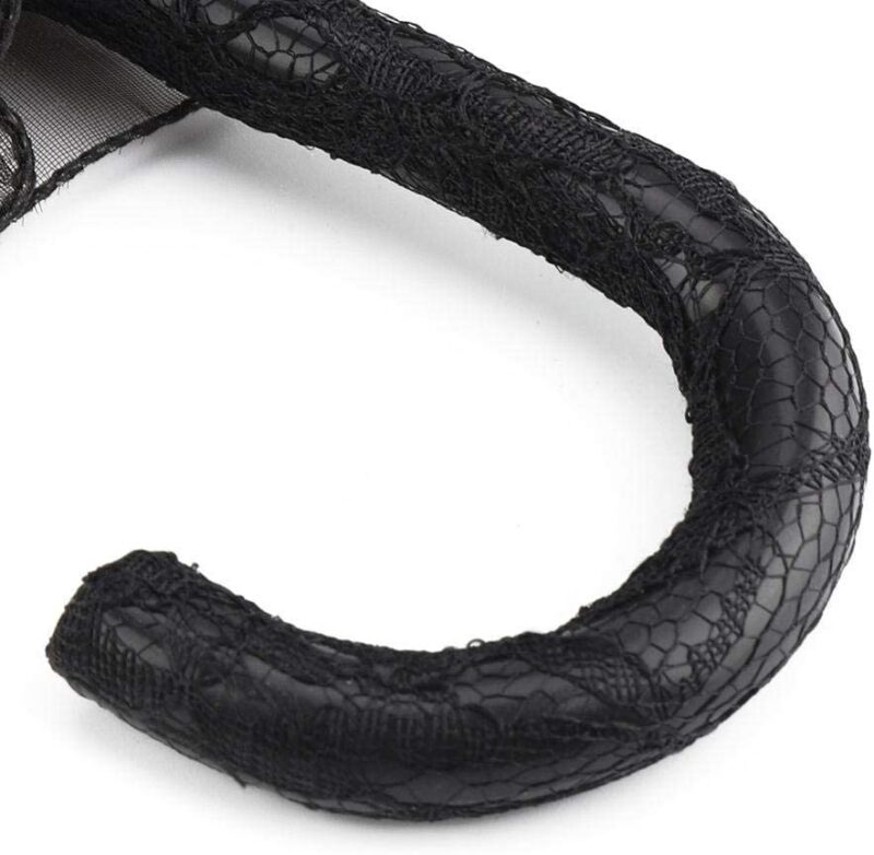 black color lace parasol