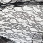 black color lace parasol