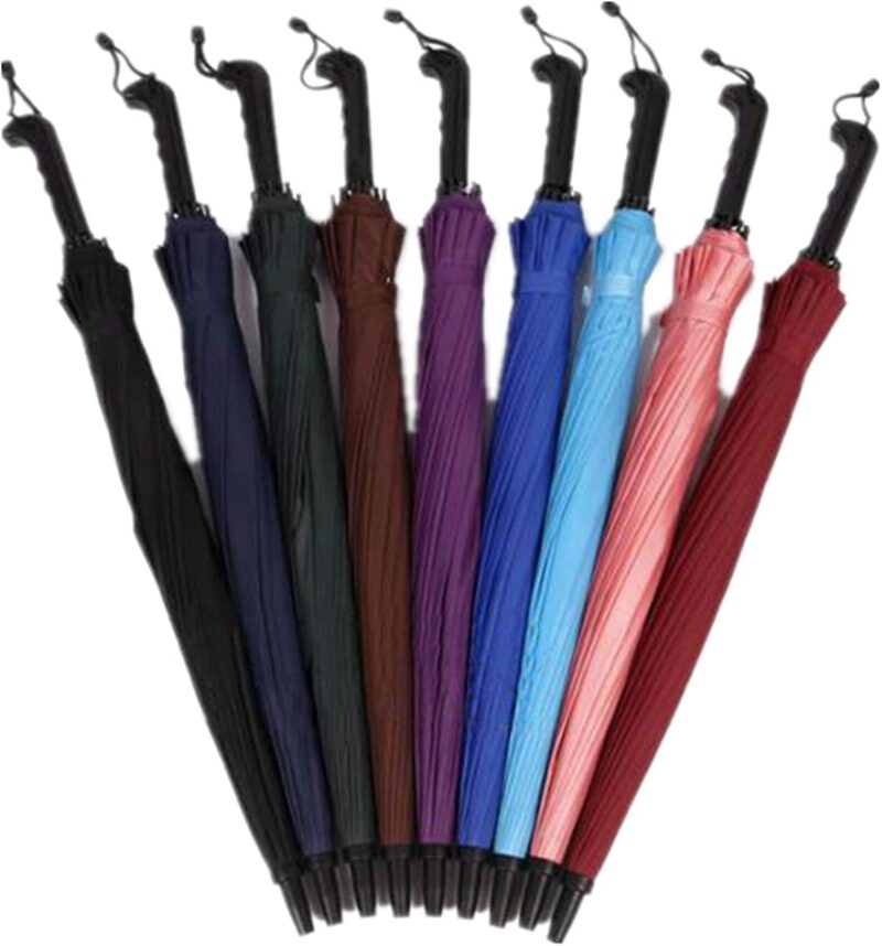 straight 39 inch windproof waterproof parasol