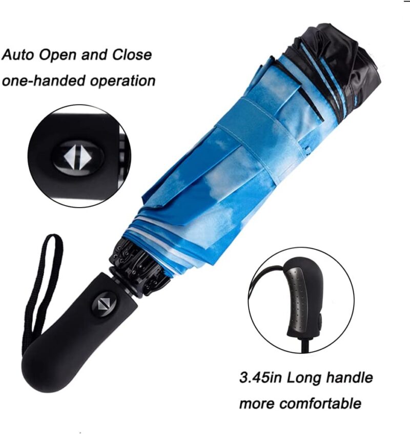 automatic windproof reverse folding umbrella