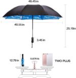 automatic windproof reverse folding umbrella