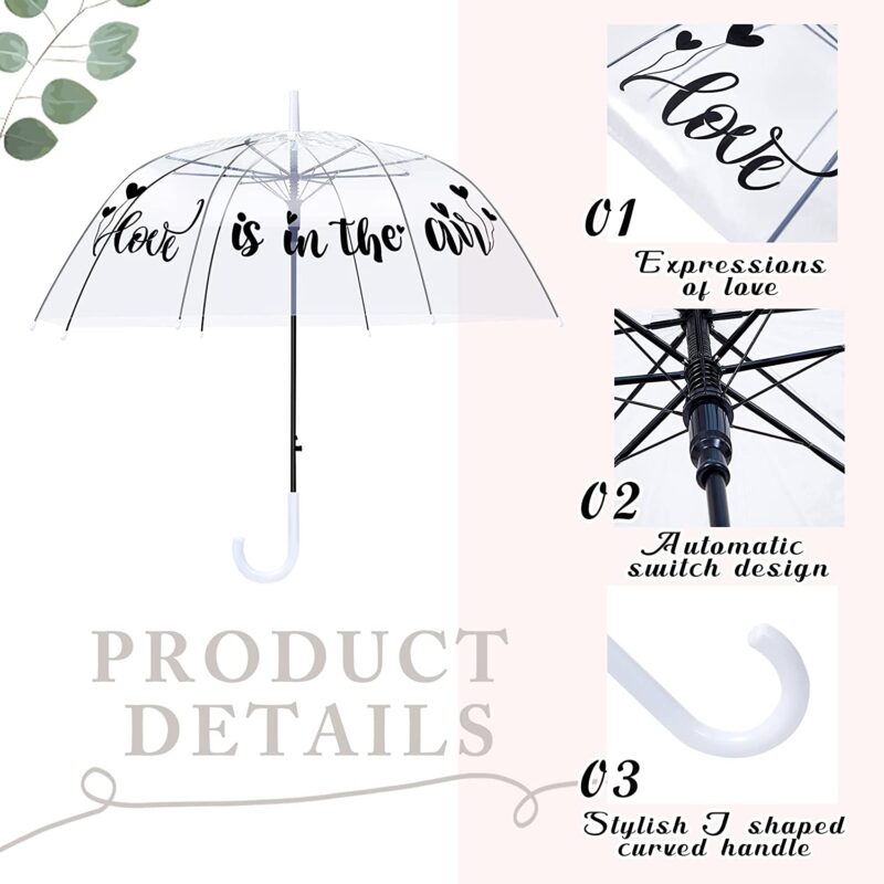 clear wedding umbrella