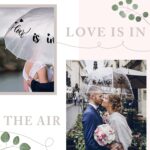 clear wedding umbrella