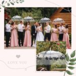 clear wedding umbrella