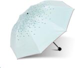 green tree leaf uv protection compact parasol