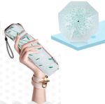 green tree leaf uv protection compact parasol