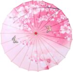 oiled paper umbrella paper umbrellas decorations windproof women handmade chinese classical dance parasol pink