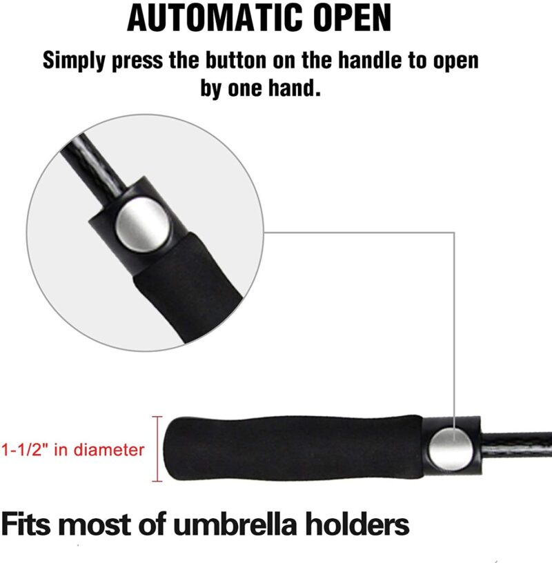 68 inch automatic oversized golf umbrella
