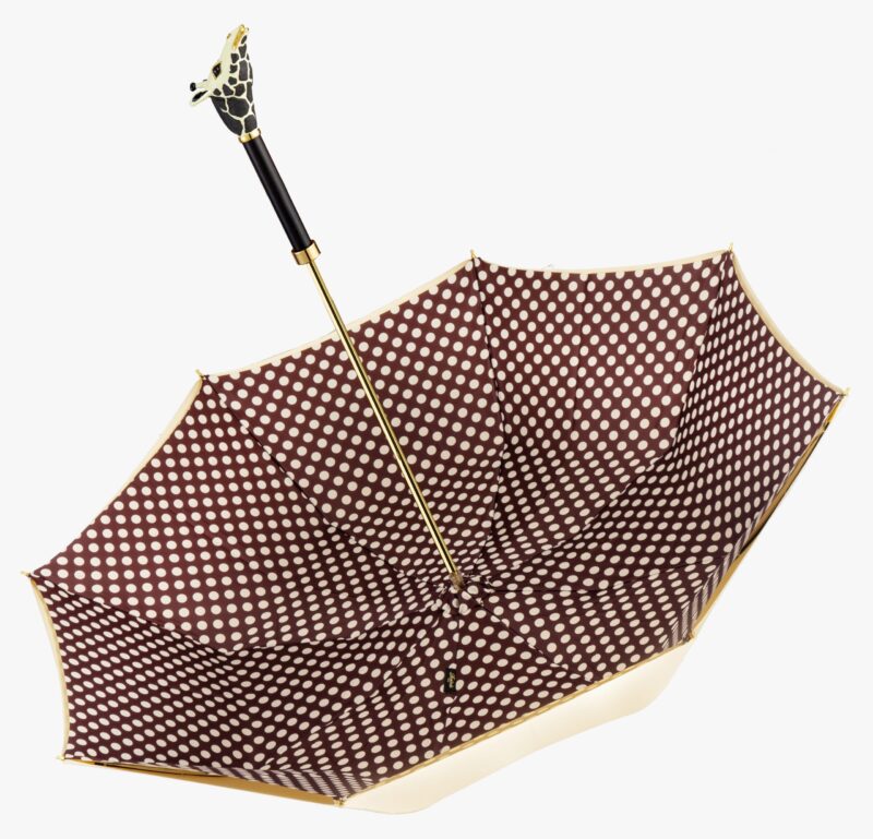 giraffe polka dot long handle umbrella