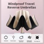 logo automatic windproof compact oversized parasol