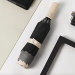 logo automatic windproof compact oversized parasol