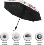 small automatic windproof compact folding umbrella