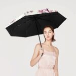 small automatic windproof compact folding umbrella