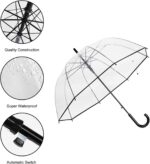 46 inch oversized clear bubble wedding umbrella