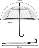 46 inch oversized clear bubble wedding umbrella