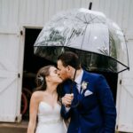 46 inch oversized clear bubble wedding umbrella