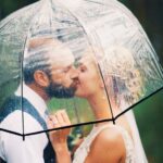 46 inch oversized clear bubble wedding umbrella