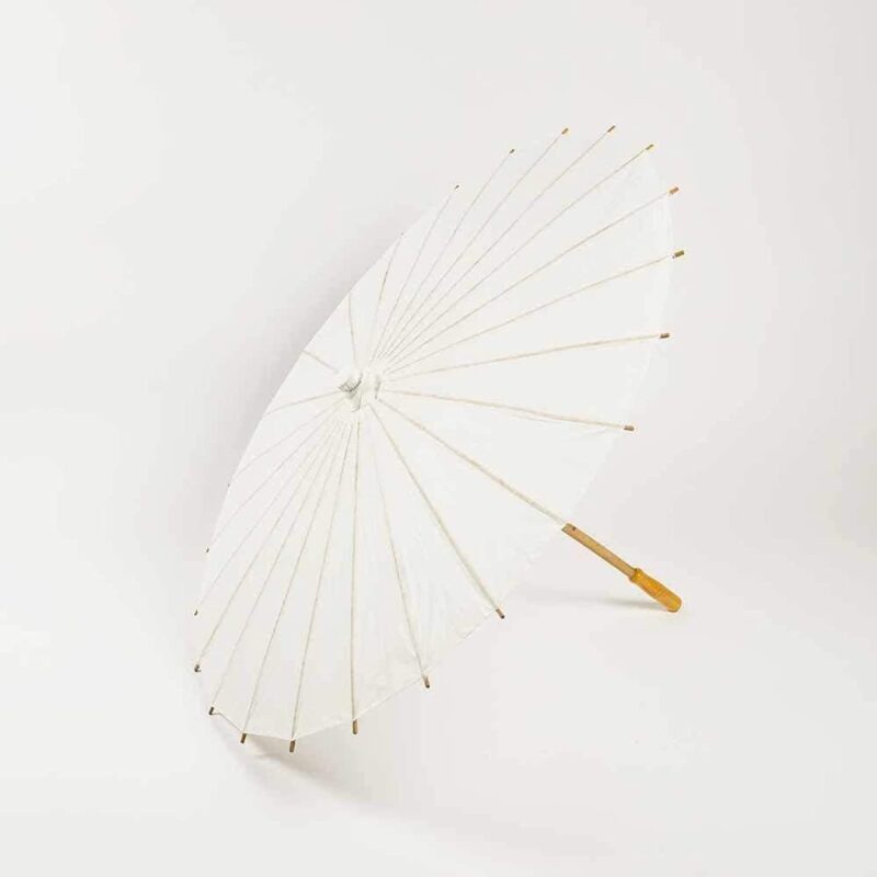 wedding white paper parasol bulk case umbrellas 32 inch 10 pack patio lawn amp garden adults children