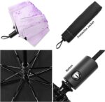 small automatic windproof compact folding umbrella
