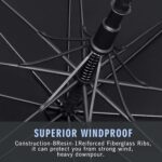 68 inch automatic windproof oversized golf umbrella