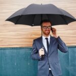 68 inch automatic windproof oversized golf umbrella