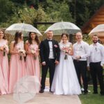 pack of 18 automatic clear wedding umbrella