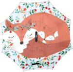 logo windproof reverse umbrella