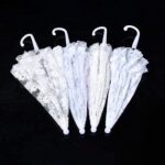 lace flower sun umbrella cotton embroidery bridal umbrella lace parasol umbrella romantic wedding bridal umbrell