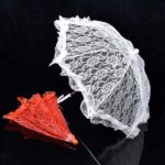 lace flower sun umbrella cotton embroidery bridal umbrella lace parasol umbrella romantic wedding bridal umbrell