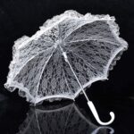 lace flower sun umbrella cotton embroidery bridal umbrella lace parasol umbrella romantic wedding bridal umbrell