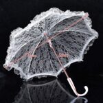 lace flower sun umbrella cotton embroidery bridal umbrella lace parasol umbrella romantic wedding bridal umbrell