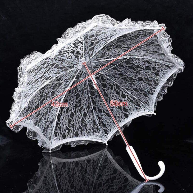 lace flower sun umbrella cotton embroidery bridal umbrella lace parasol umbrella romantic wedding bridal umbrell