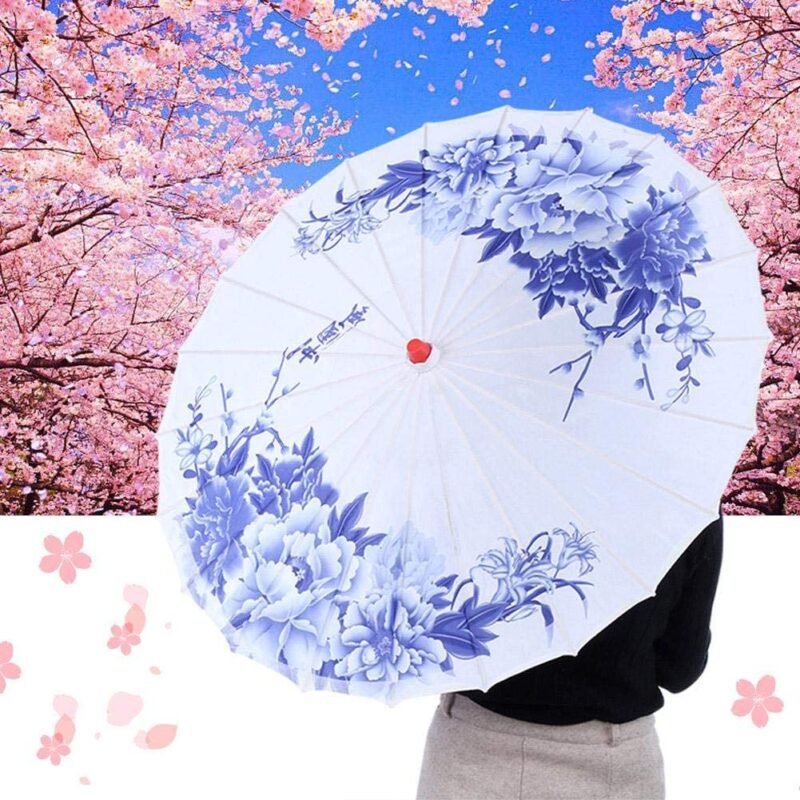 oiled paper umbrella handmade chinese oiled paper umbrella windproof women handmade chinese classical dance parasol b