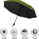 small automatic windproof compact folding umbrella