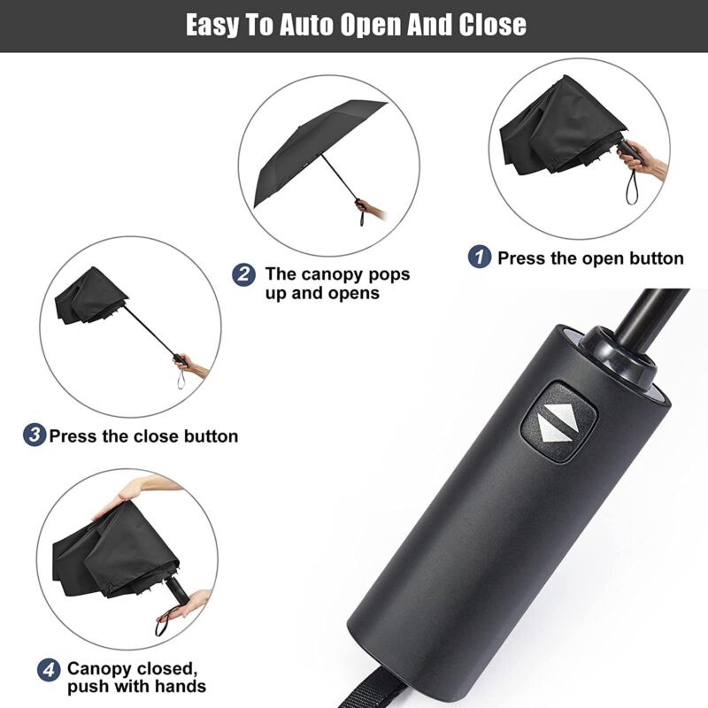 54 inch windproof compact oversized golf umbrella