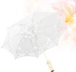 lace umbrella parasol vintage bridal umbrellas for weddings wooden handle parasol for weddings elegant wedd