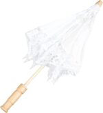 lace umbrella parasol vintage bridal umbrellas for weddings wooden handle parasol for weddings elegant wedd