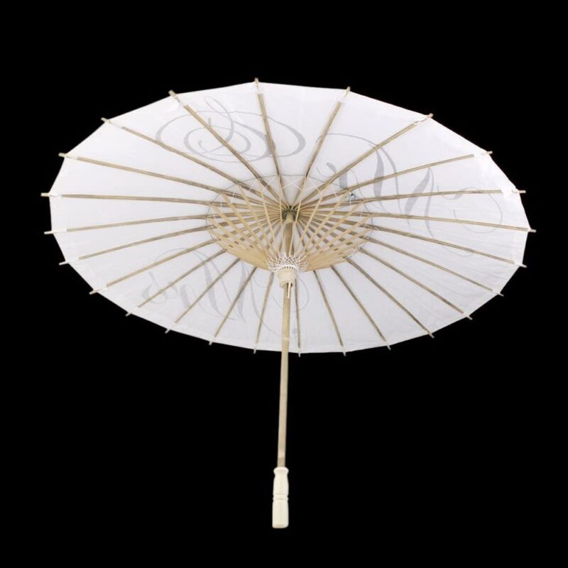mr mrs logo parasol