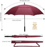58 inch double canopy oversized golf umbrella