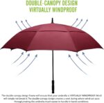 58 inch double canopy oversized golf umbrella