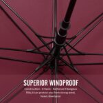 58 inch double canopy oversized golf umbrella