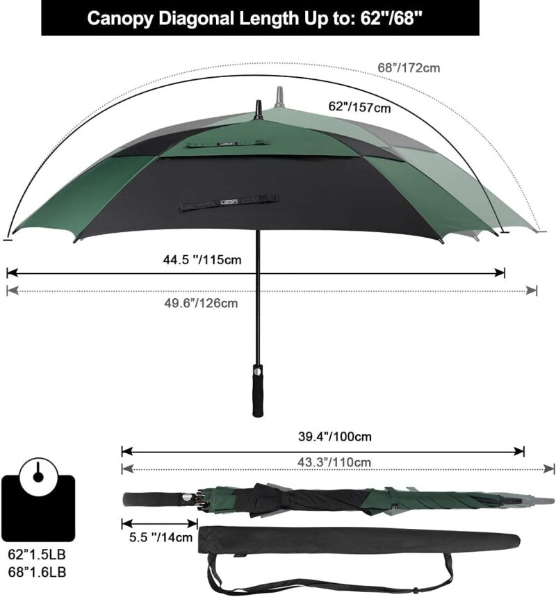 68 inch oversized golf umbrella